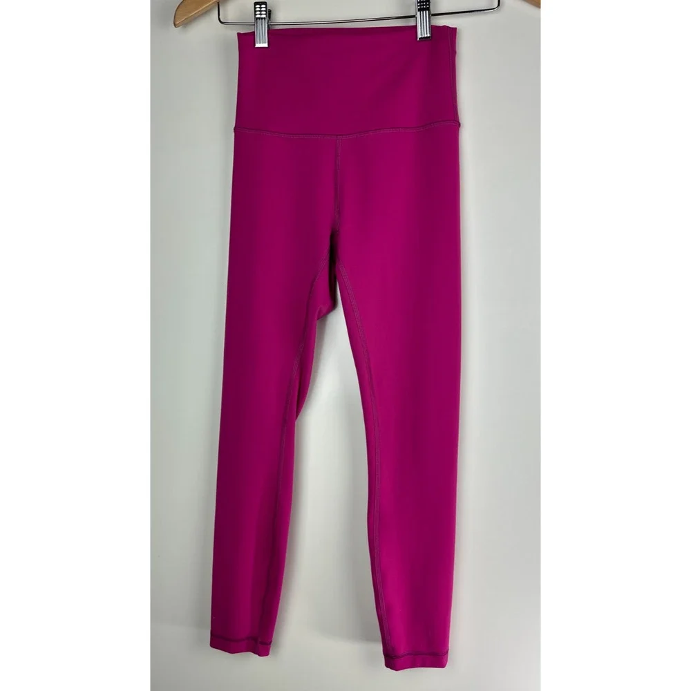 Lululemon Wunder Train High-Rise Tight 25" Ripened Raspberry Pink Women's Size 4 - Picture 3 of 16